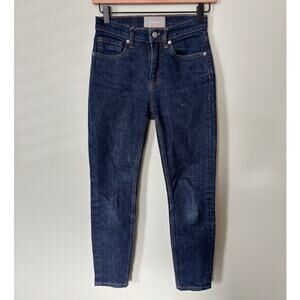 Everlane Ankle Skinny Jeans Size 24 Dark Wash